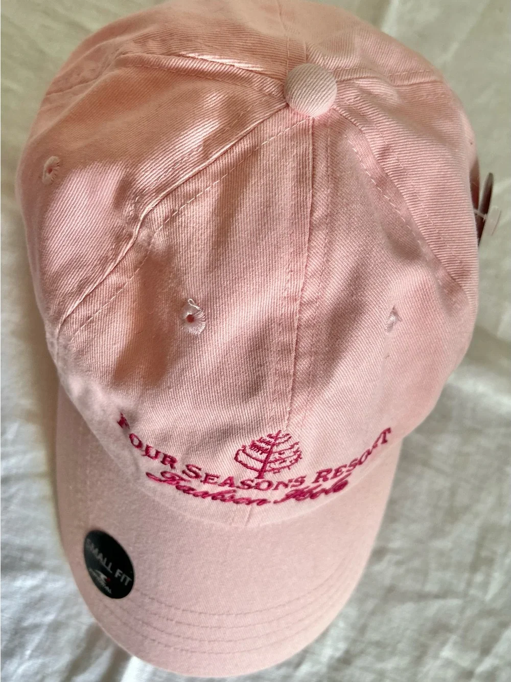 NWT Four Seasons Resort Jackson Hole Pink Hat Cap Adult Lid $20